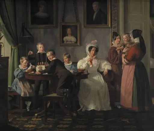 The Waagepetersen Family, by Unknown