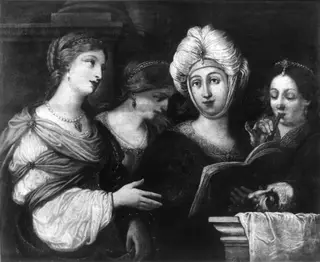 The Women of Bethulia Celebrating the Triumph of Judith over Holophernes, by Unknown, 1700