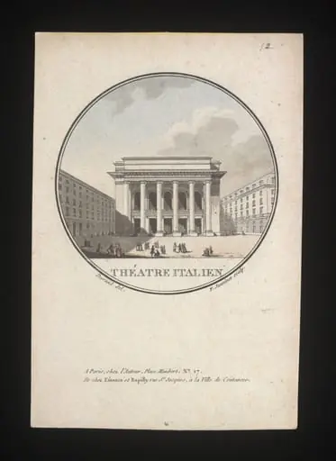 Théâtre de la Porte St. Martin, by Unknown