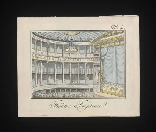 Théâtre Feydeau, by Unknown