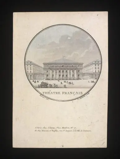 Théatre Français, by Unknown