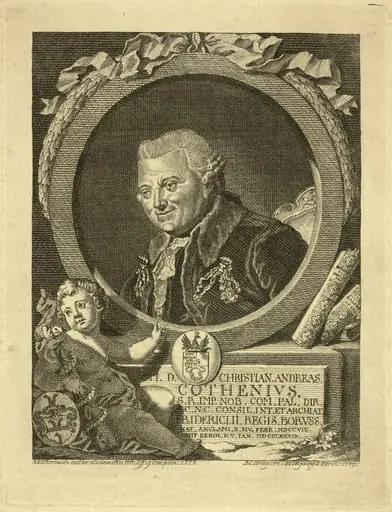 Therbusch, Anna Dorothea (Vorlage): Porträt Christian Andreas Cothenius, by Unknown