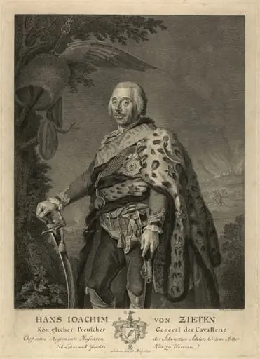 Therbusch, Anna Dorothea (Vorlage): Porträt Hans Joachim von Zieten, by Unknown