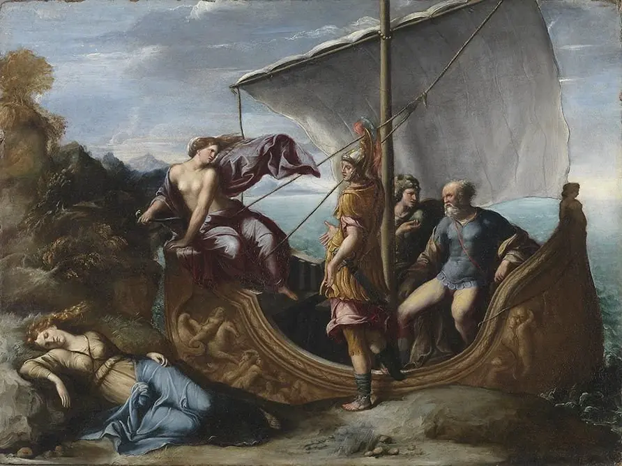 Theseus und Ariadne, by Unknown