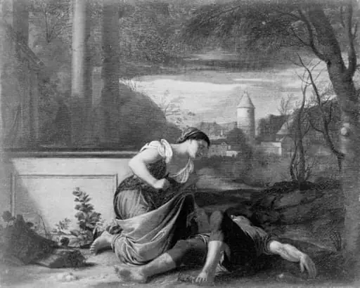 Thisbe's Suicide by the Body Pyramus, by Unknown