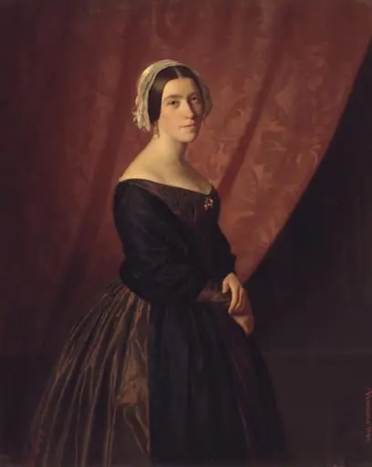 Thora Hunæus, f. Garbrecht, kunstnerens hustru, by Unknown