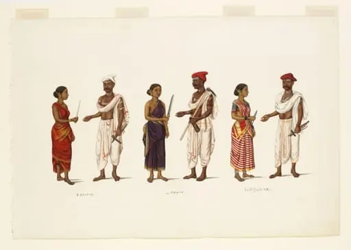 Three artisan couples, by Unknown