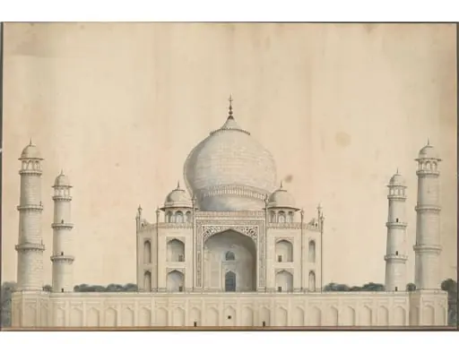 Three drawings of the Taj Mahal, by Unknown