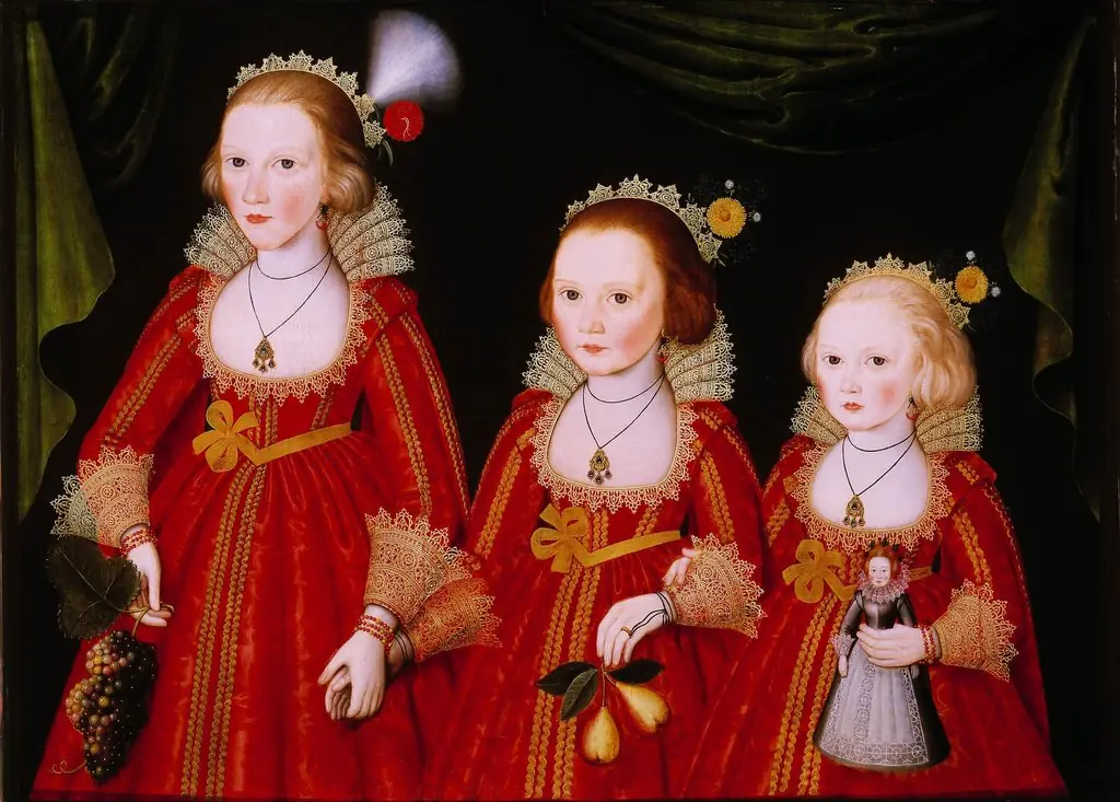 Three Young Girls, by Unknown