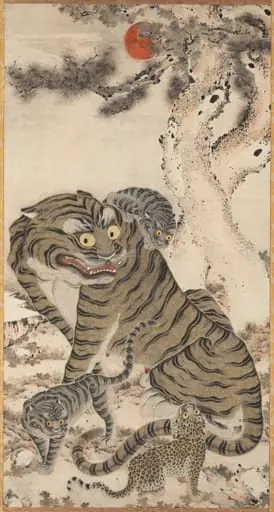 Tiger Family, by Unknown, 1804