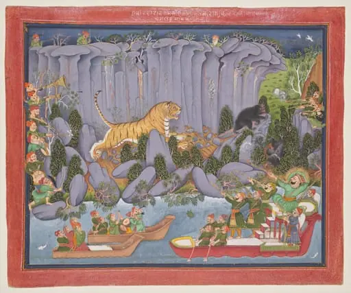 Tiger Hunt of Ram Singh II, by Unknown