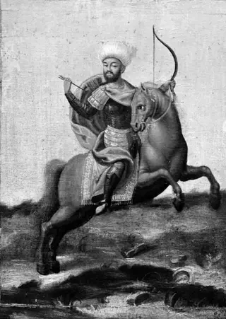 Timur Lenk (Tamarlan) (1336-1405), mongolsk stor-khan, by Unknown, 1675