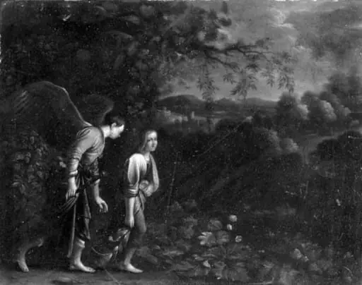 Tobiah and the Angel, by Unknown