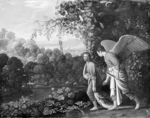 Tobias and the Angel, by Unknown