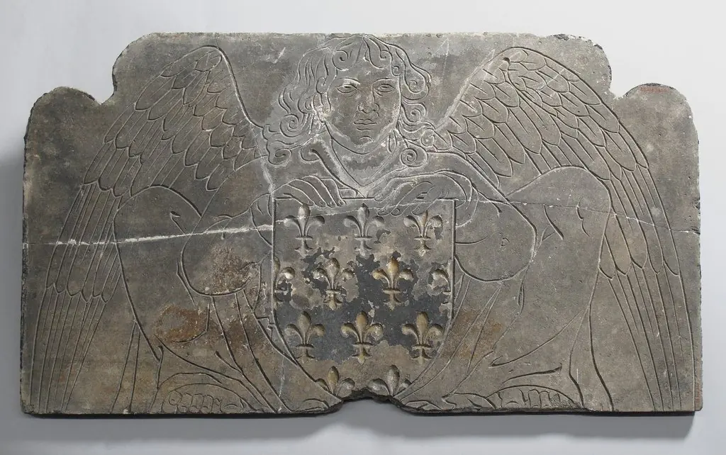 Tomb Slab of Madame Blanche of France, Duchesse d'Orléans, by Unknown, 1350
