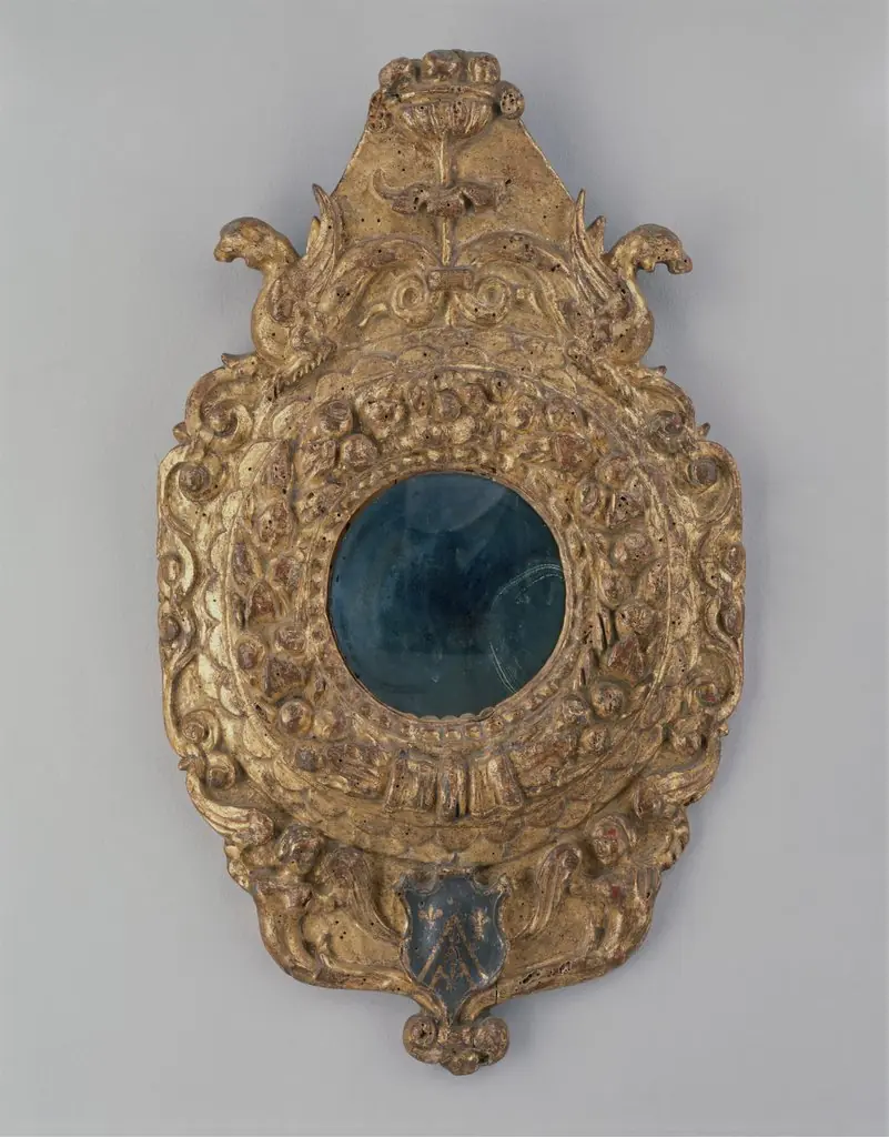 Tondo mirror frame, by Unknown, 1498