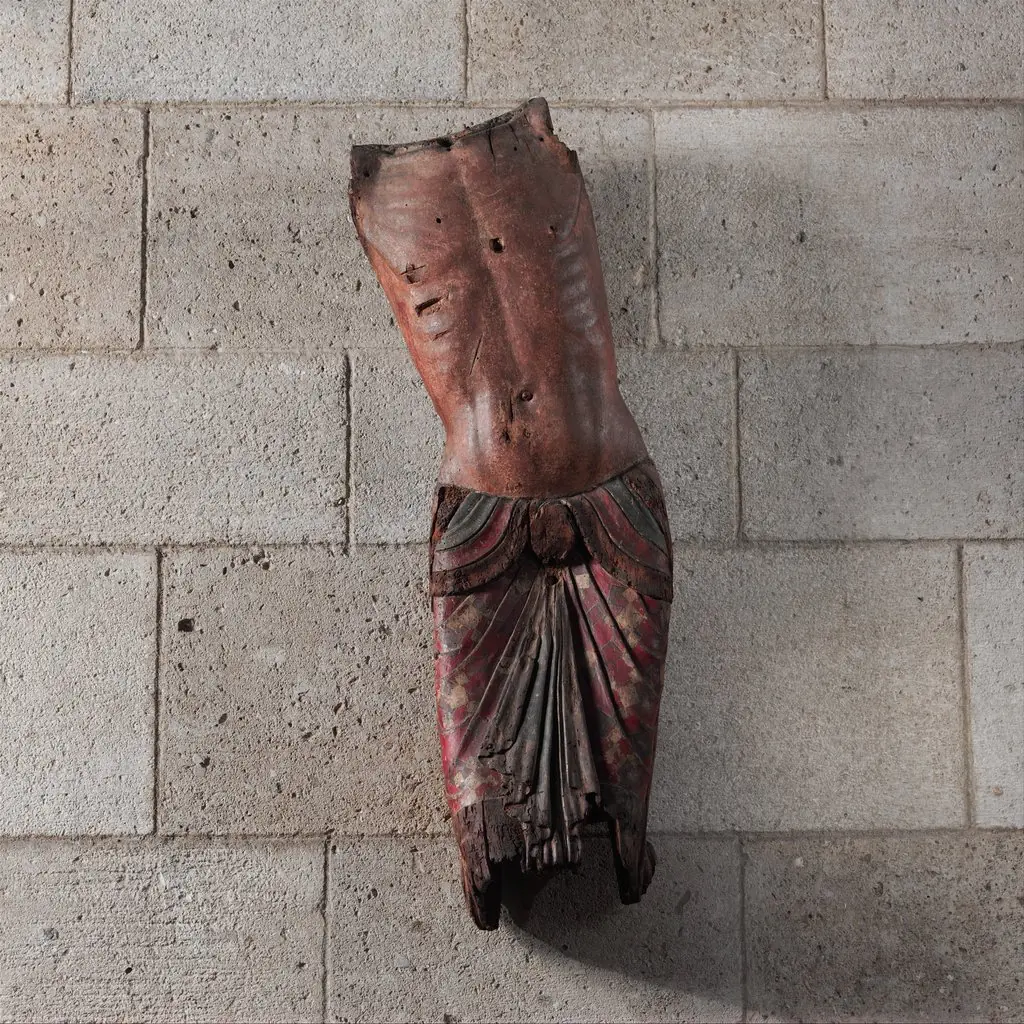 Torso of Christ from a Deposition, by Unknown, 1150