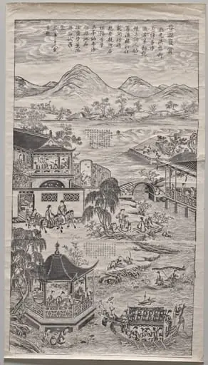 Touring in Spring, Enjoying Summer, by Unknown, 1766