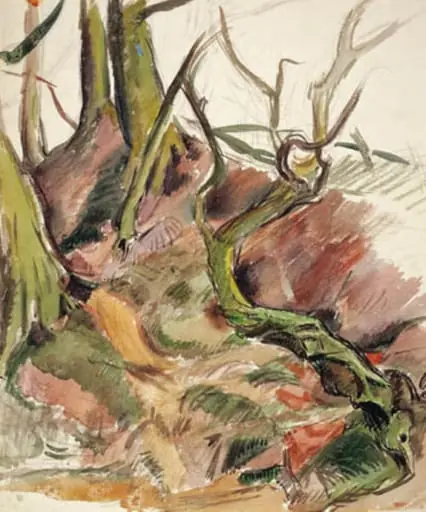 Træstudie., by Unknown