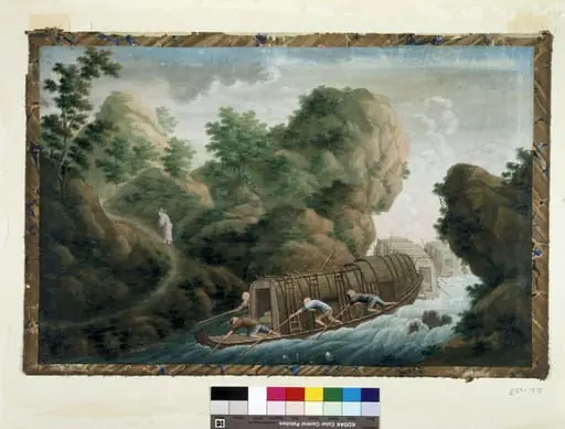 Transport of Porcelain by River, by Unknown