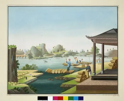 Transport of Tea by River, by Unknown