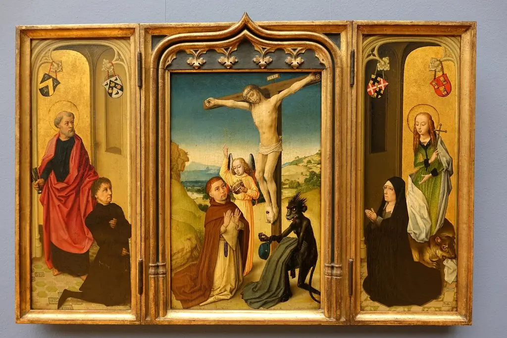 Triptychon des Pieter van de Woestyne, by Unknown