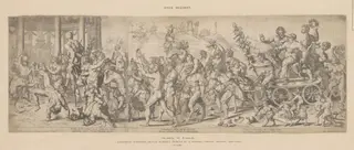 Triumph of Silenus, by Unknown, 1650