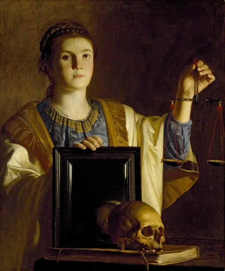 Truth presenting a Mirror to the Vanities of the World, by Unknown