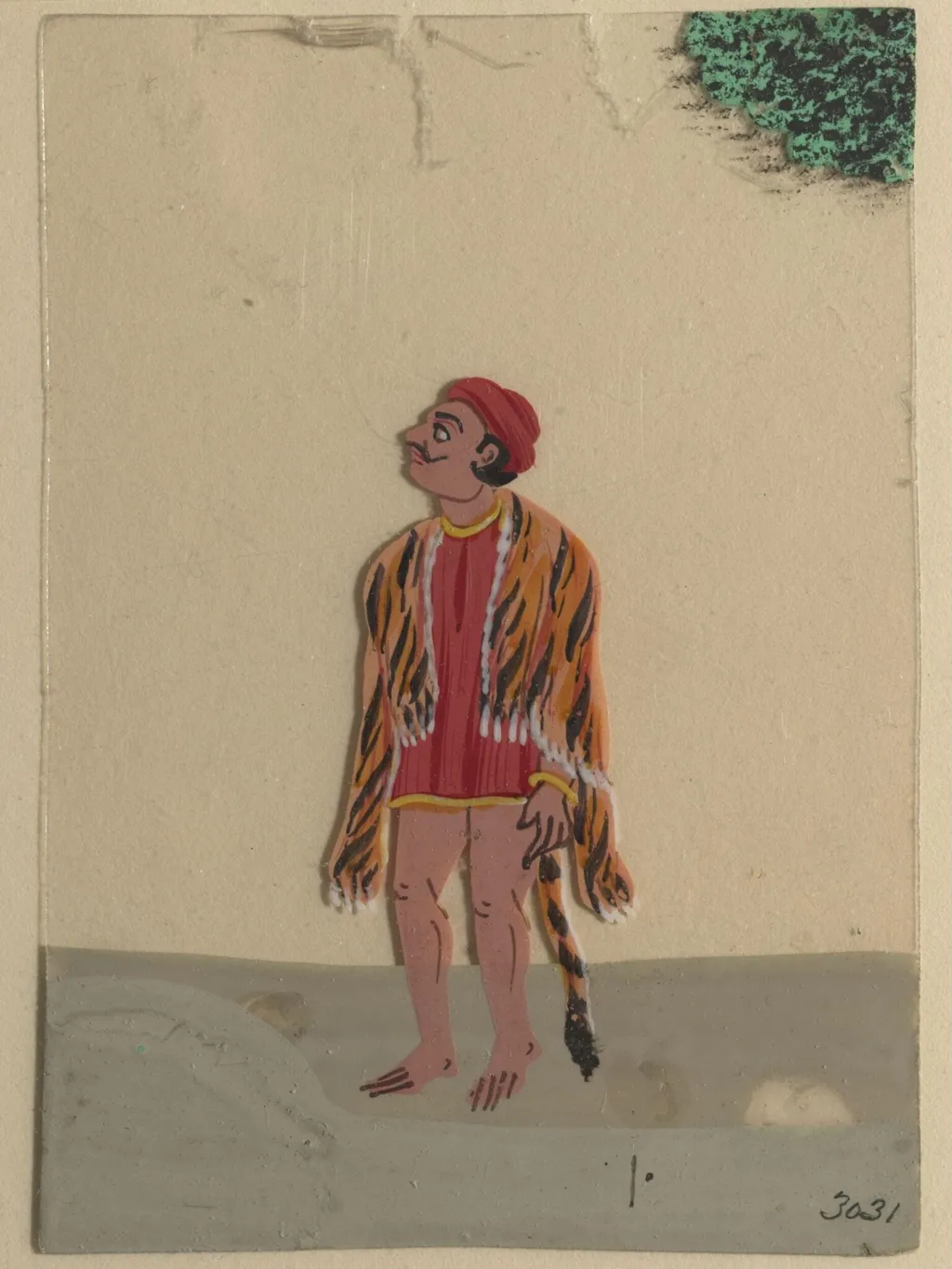 Twelve drawings of unidentified ascetics and mendicants., by Unknown, paint, 1870
