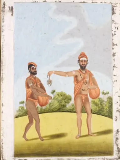 Two ascetics, by Unknown