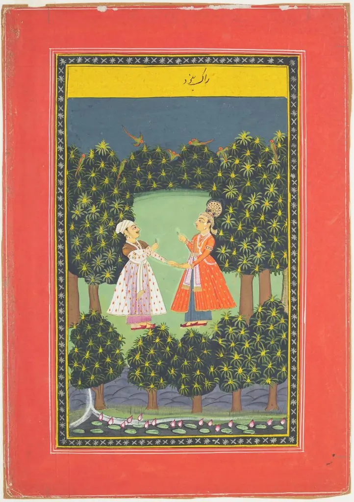 Two Princes in Forest Clearing, by Unknown
