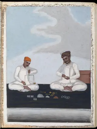 Two shroffs or cash-keepers, by Unknown, 1805