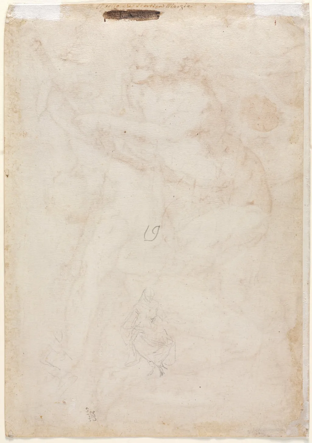 Two Sketches of a Mother and Child (verso), by Unknown, 1504
