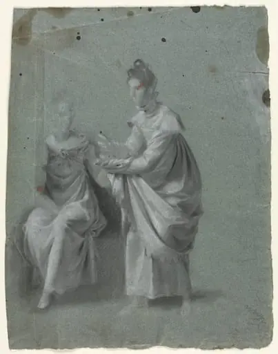 Two Women, by Unknown