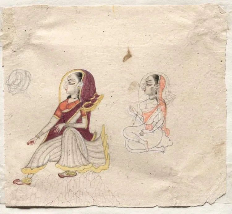 Two Women, by Unknown, 1774