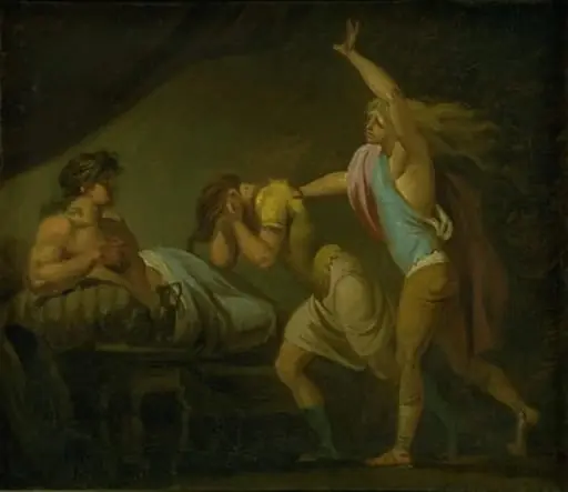 Two Young Men Confessing to Alexander the Great their Conspiracy against Him, by Unknown