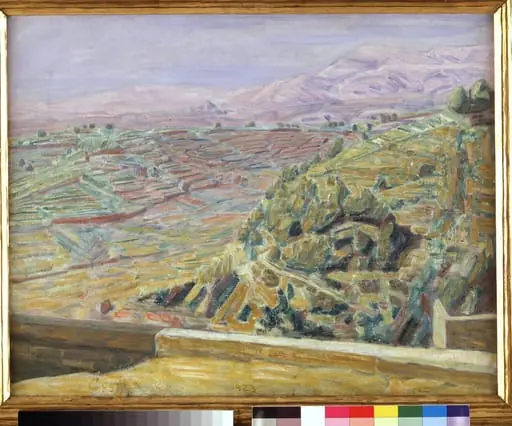 Udsigt fra Slotspladsen, Cagnes, by Unknown