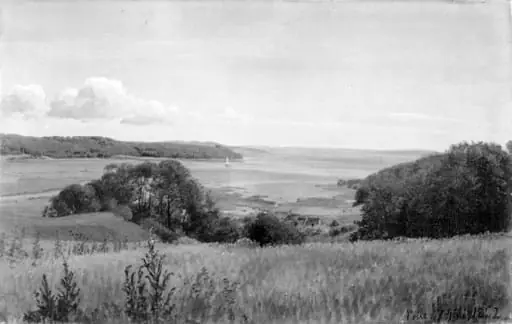 Udsigt over Vejle Fjord, by Unknown
