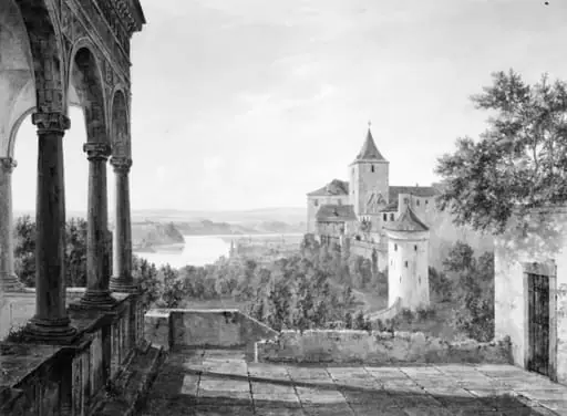 Udsigt ved Tycho Brahes observatorium i Prag, by Unknown
