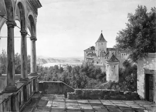 Udsigt ved Tycho Brahes observatorium i Prag, by Unknown