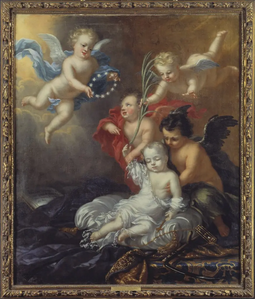 Ulrik (1684-1685), prins av Sverige, allegori över hans död, by Unknown