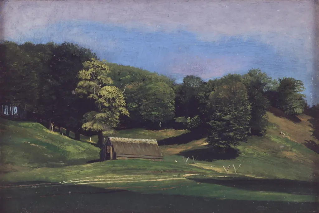 Ulvedalen i Dyrehaven, by Unknown, 1838