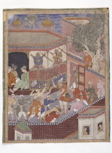 Umar searches for Hamza, by Unknown