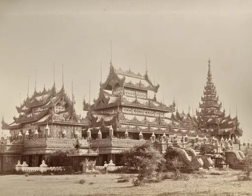Untitled (ornate buildings, verso), by Unknown