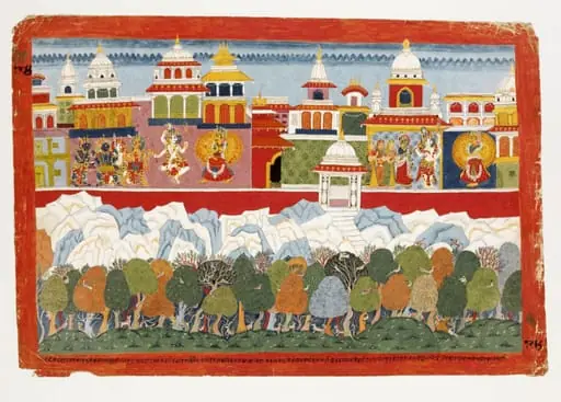 Vanasura, Shiva and Parvati, by Unknown