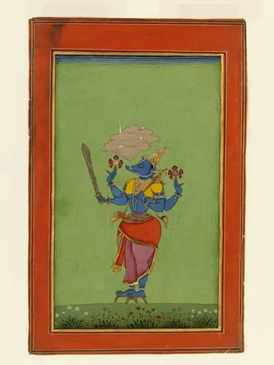 Varaha, the third avatar of Vishnu, by Unknown