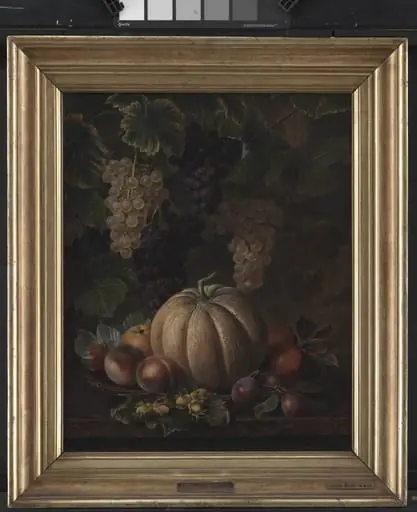 Various Fruits, including Melon and Grapes, by Unknown