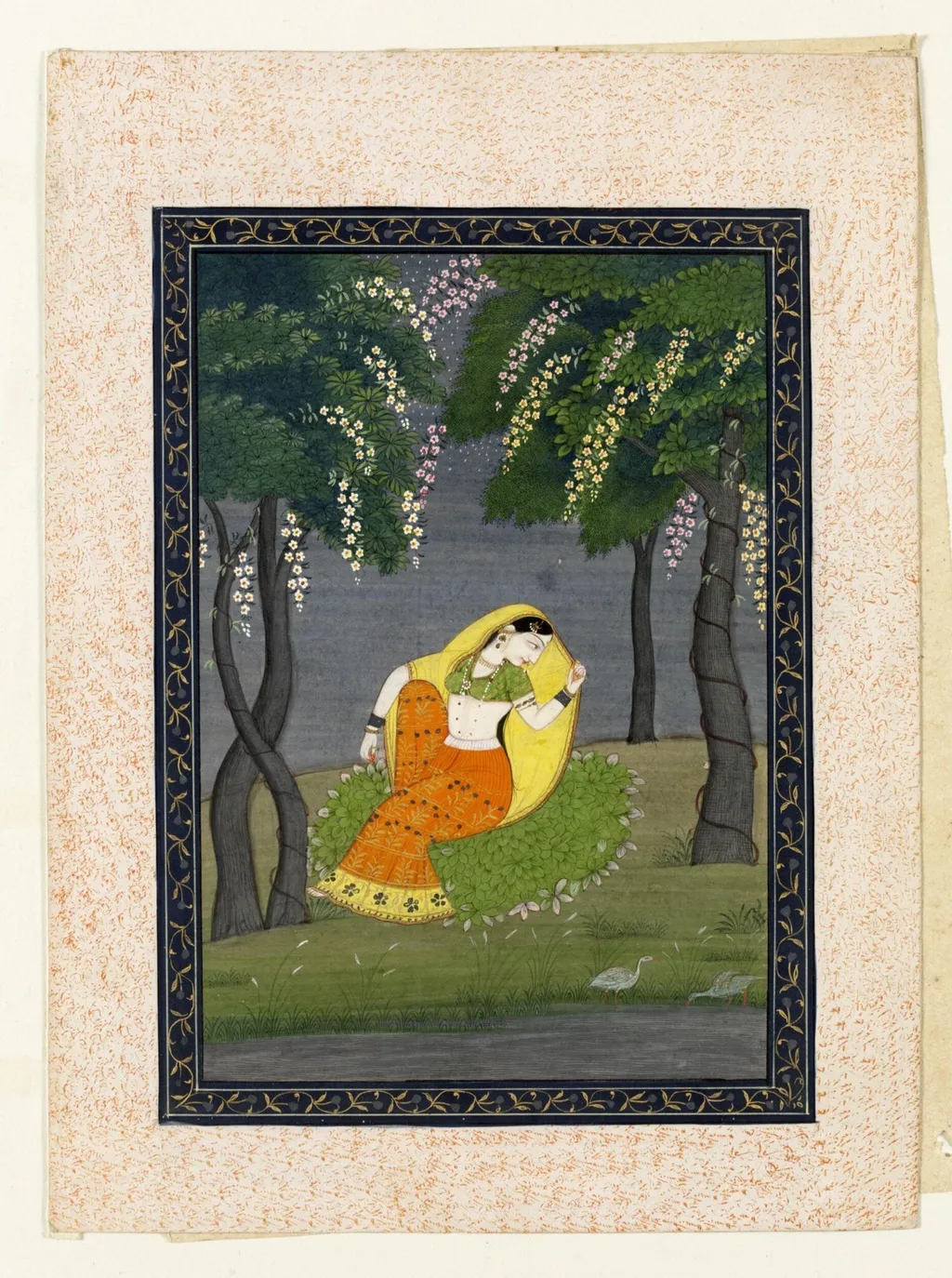 Vasakasajja Nayika, by Unknown, paint, 1830