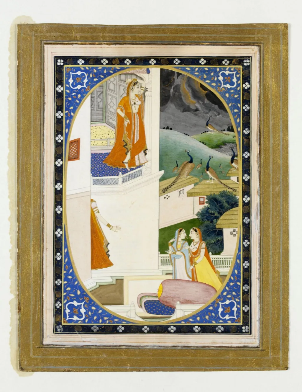 Vasakasajja Nayika, by Unknown, paint, 1840