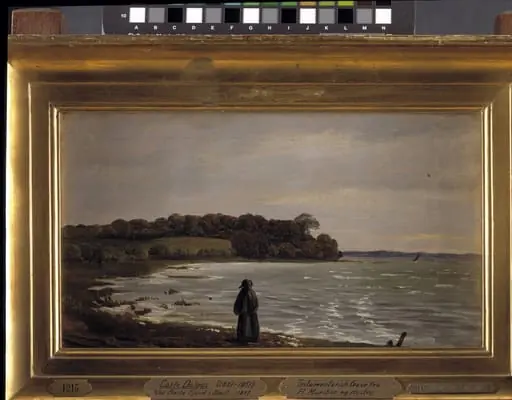 Ved Præstø Fjord i blæst, by Unknown